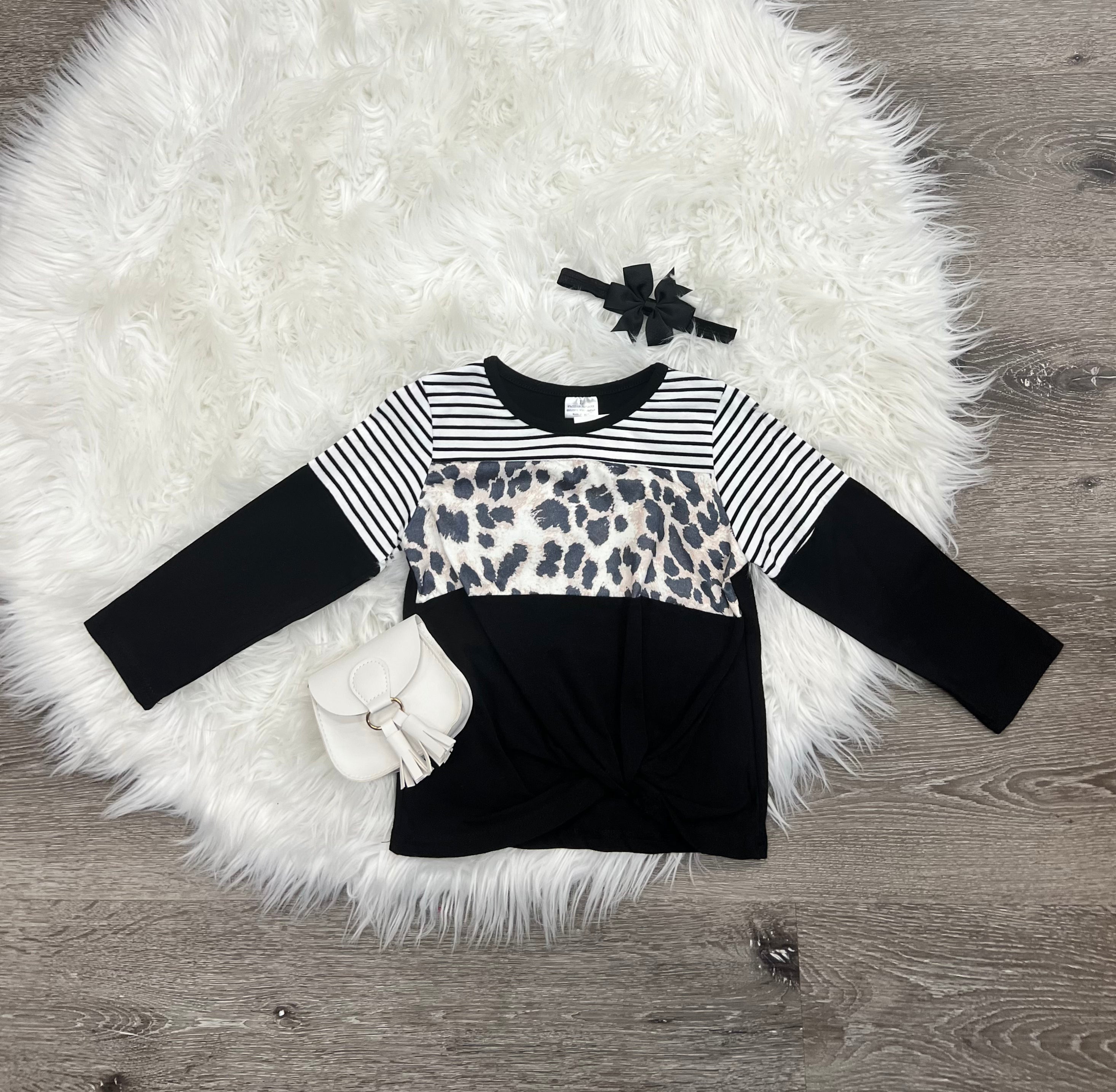 Black Leopard Long Sleeve