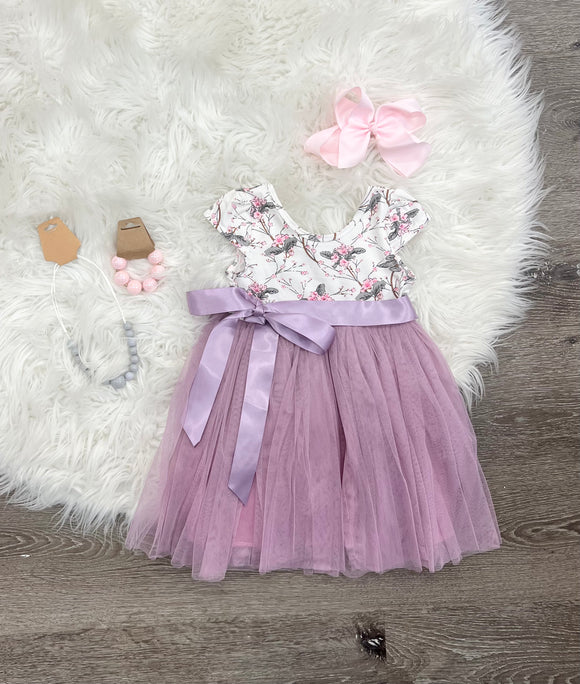 Purple Tulle Dress