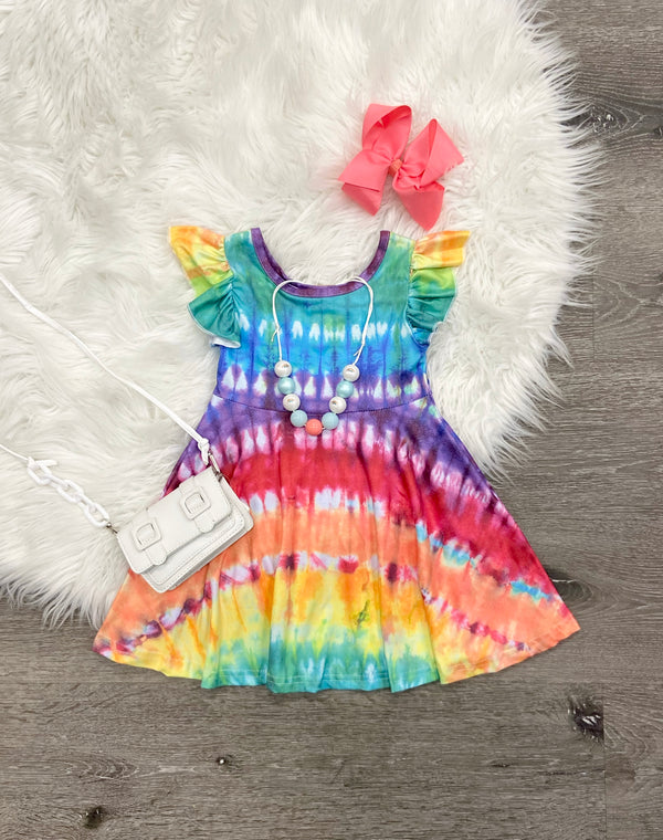Colorblast Twirl Dress