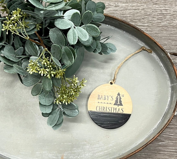 Wooden Holiday Ornaments