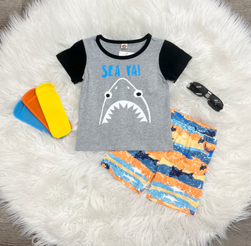 Buy orange-gray Sea Ya Set