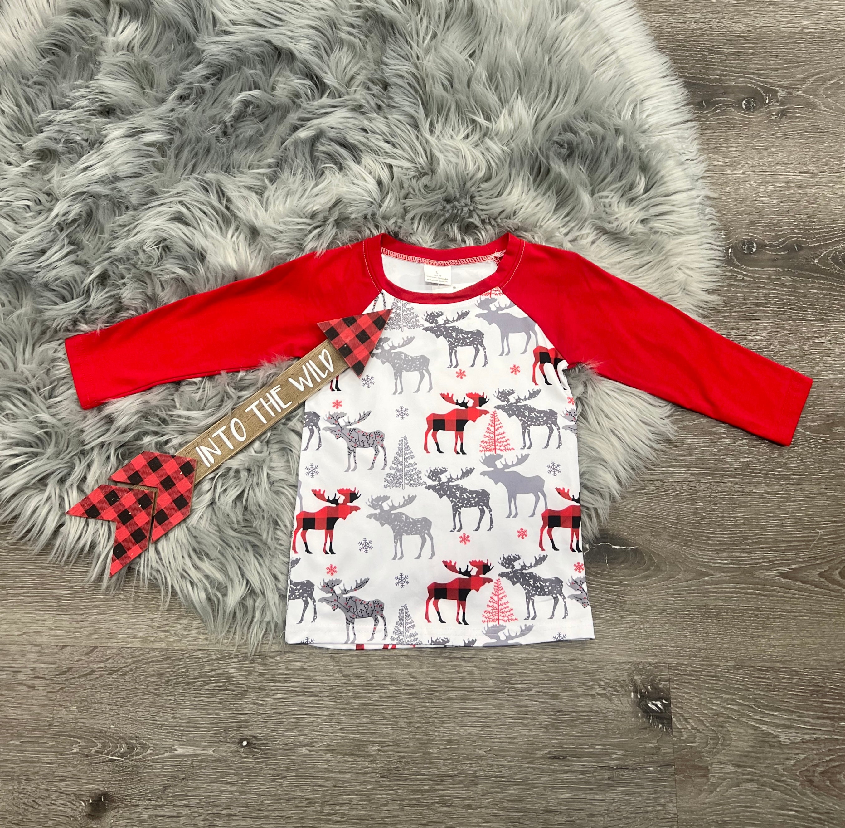 Bear Print Long Sleeve