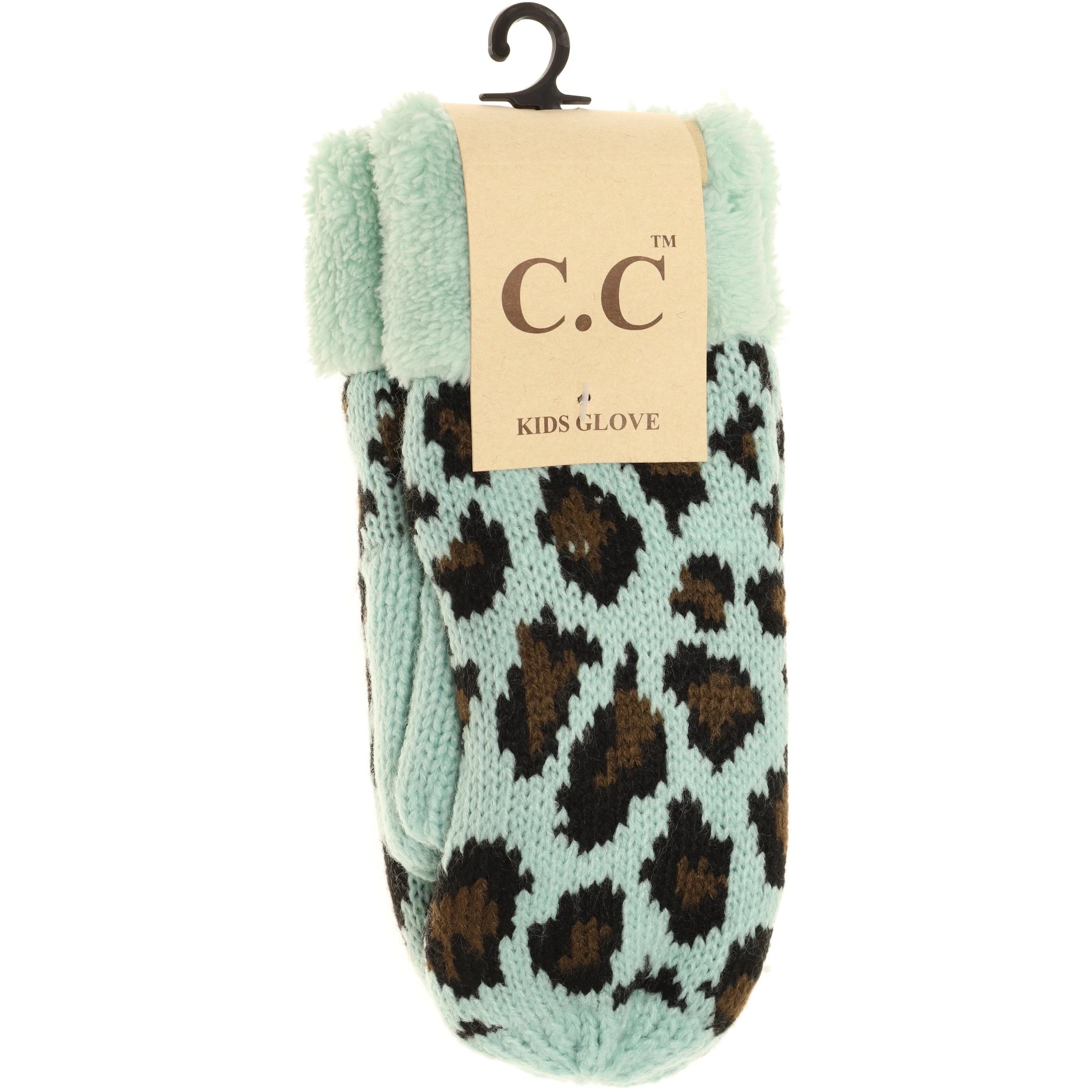 Buy mint CC Leopard Print Mitten