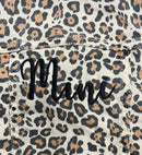 Embroidered Leopard Mini Jean Jacket-2