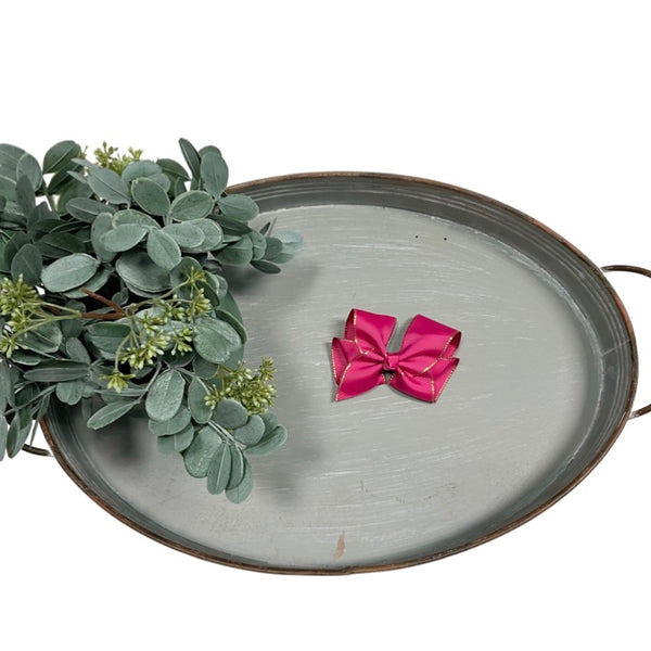 Gold Accent 4” Hair Bows