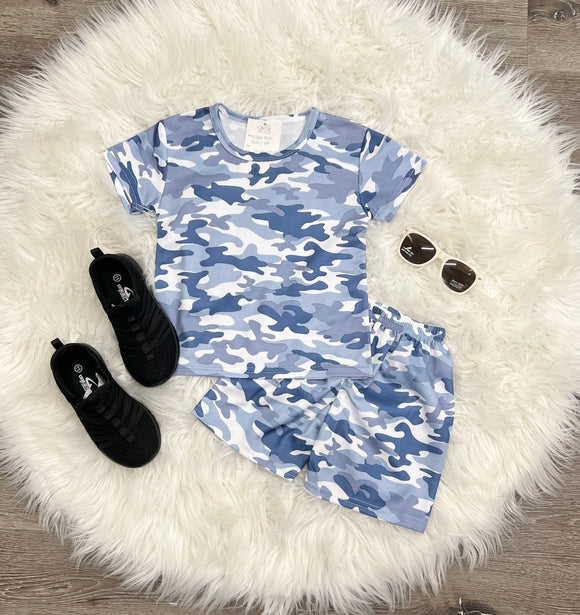 Light Blue Camo Set