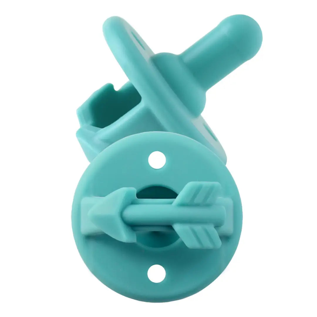 Buy peacock-blue-cables Sweetie Soother Pacifier Sets (2-pack)