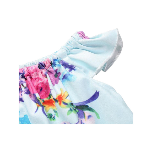 Magenta Poms Leotard