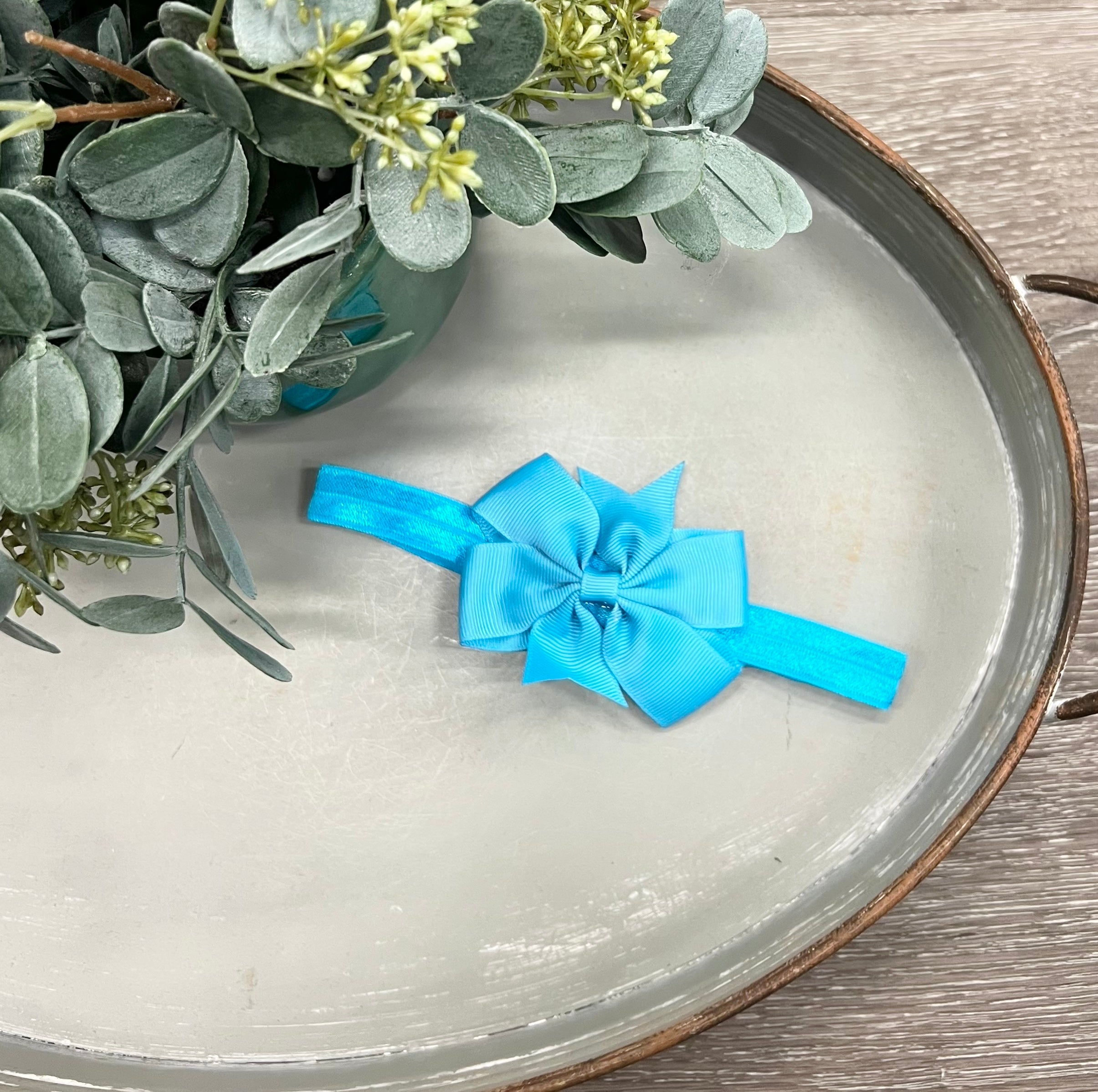 Buy dress-blue 3” Bow Headband