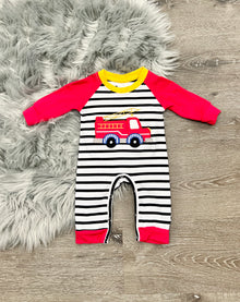 Fire Truck Red Romper