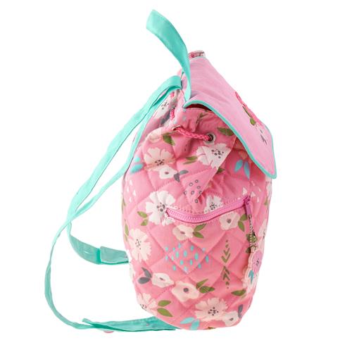 Flower Quilted Backpack