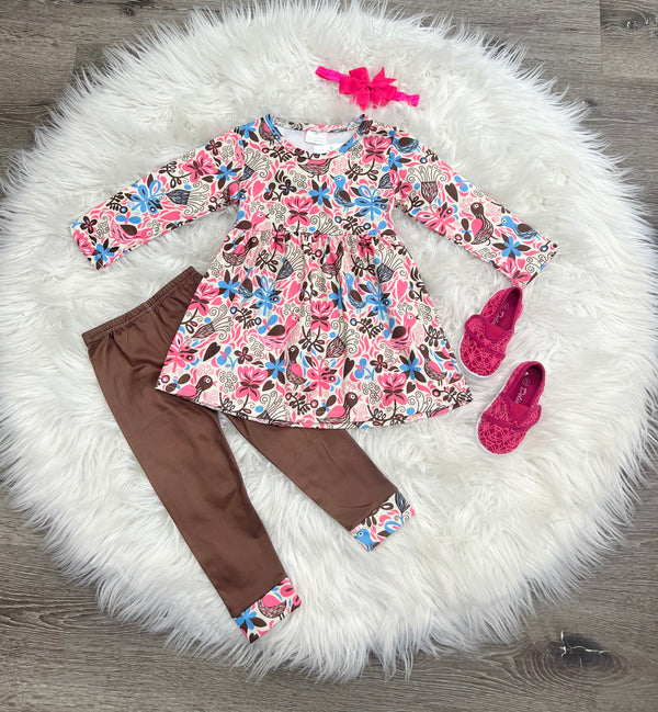 Birds in Paradise Dress Set
