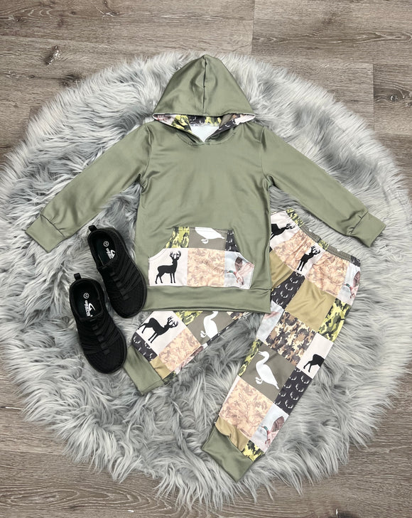 Hunting Life Hoodie Set