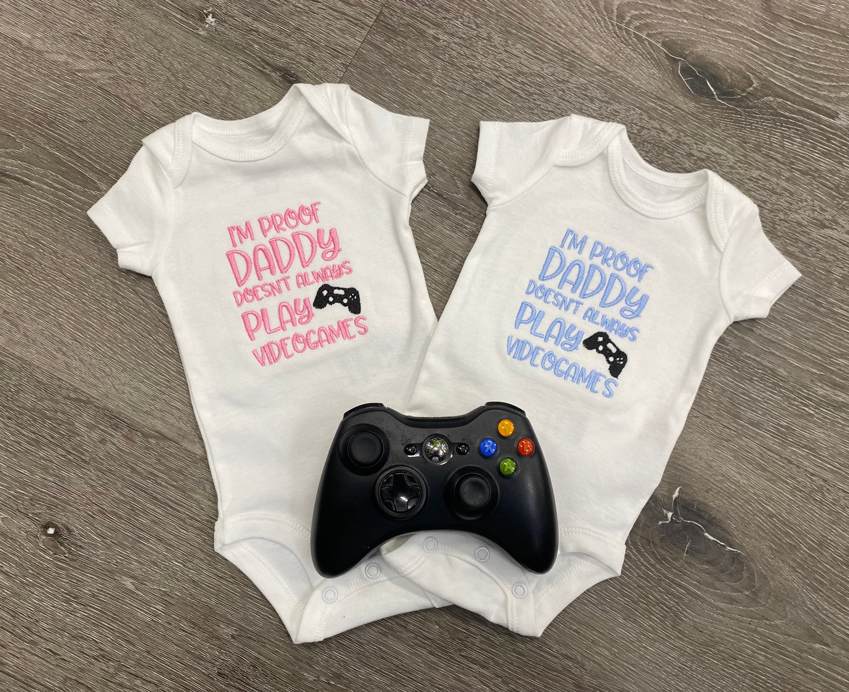 Embroidered I’m Proof (Videogames) Bodysuit