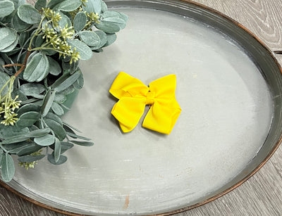 Buy yellow 4.5” Clip Bow