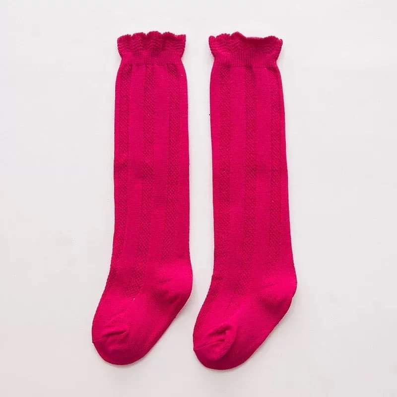 Buy dark-pink Delilica Long Socks