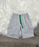 Drawstring Cargo Shorts-2