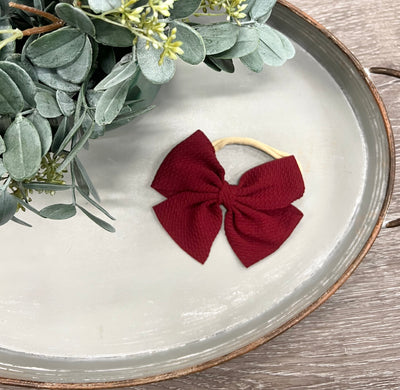 Buy dark-red Textured Headband (Skinny Band)