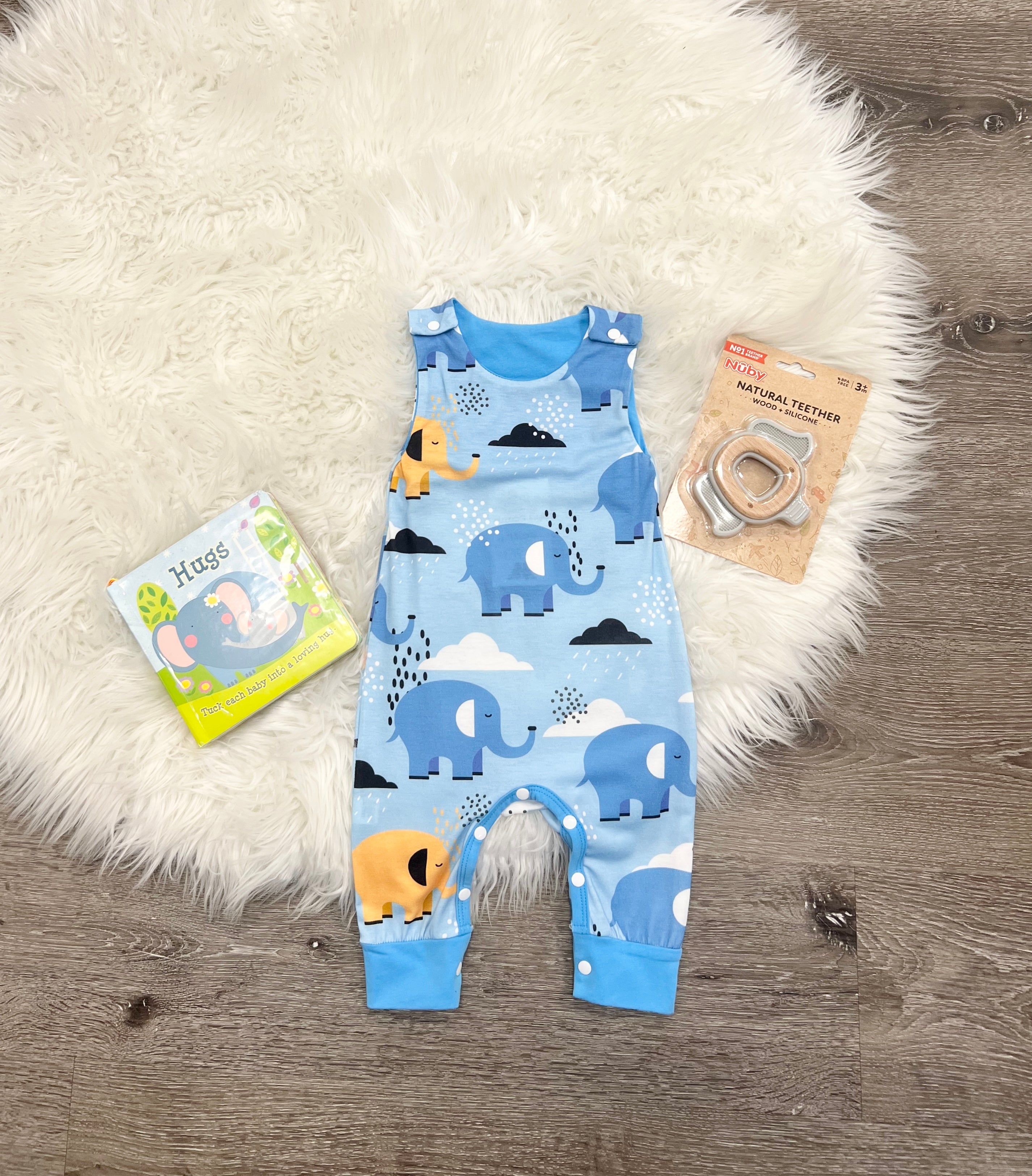 Sleeveless Elephant Romper