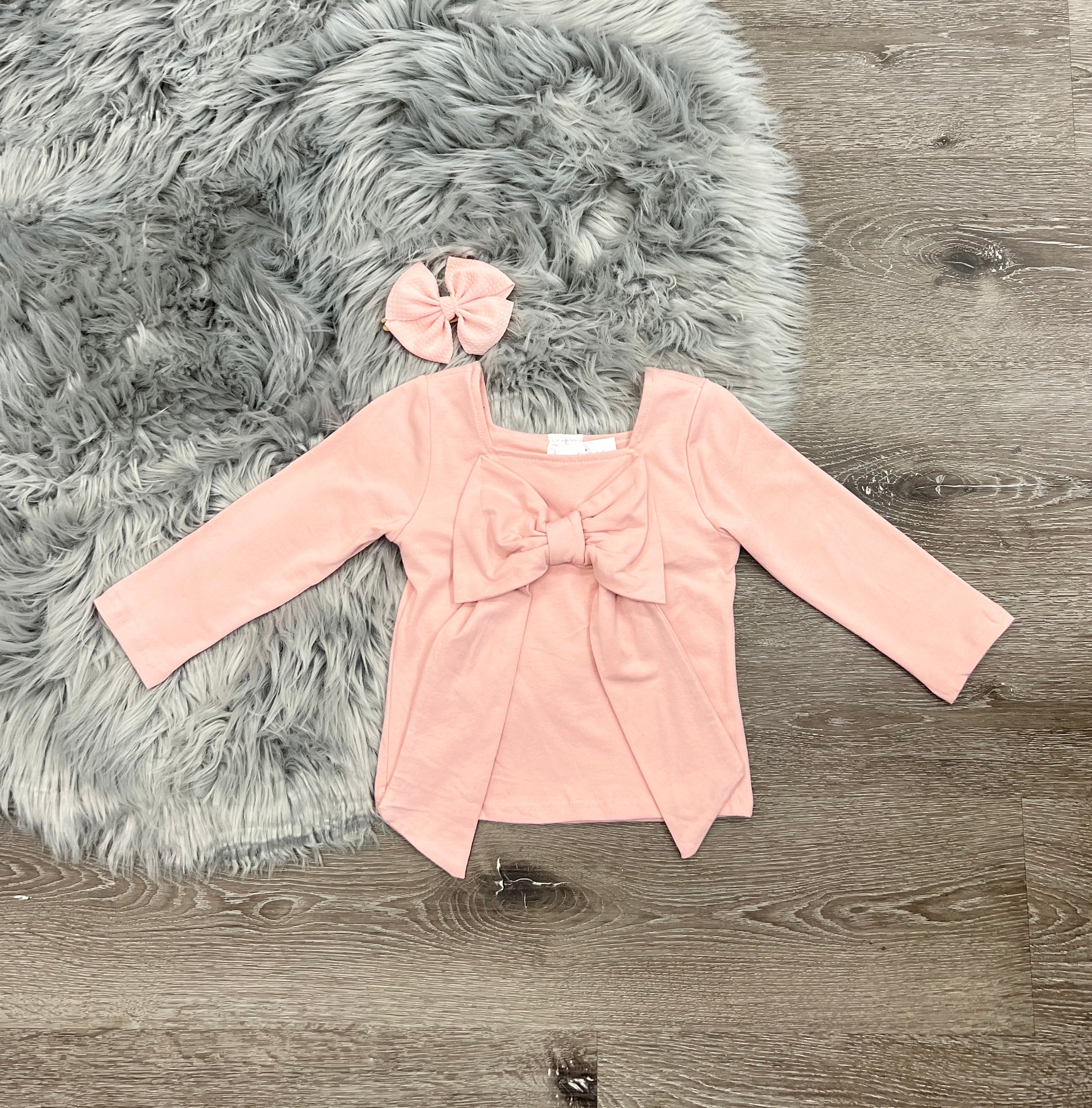 Blushing Bow Top