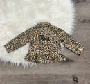 Embroidered Leopard Mini Jean Jacket-3