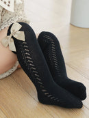 Beautiful Bow Decorated Socks-2