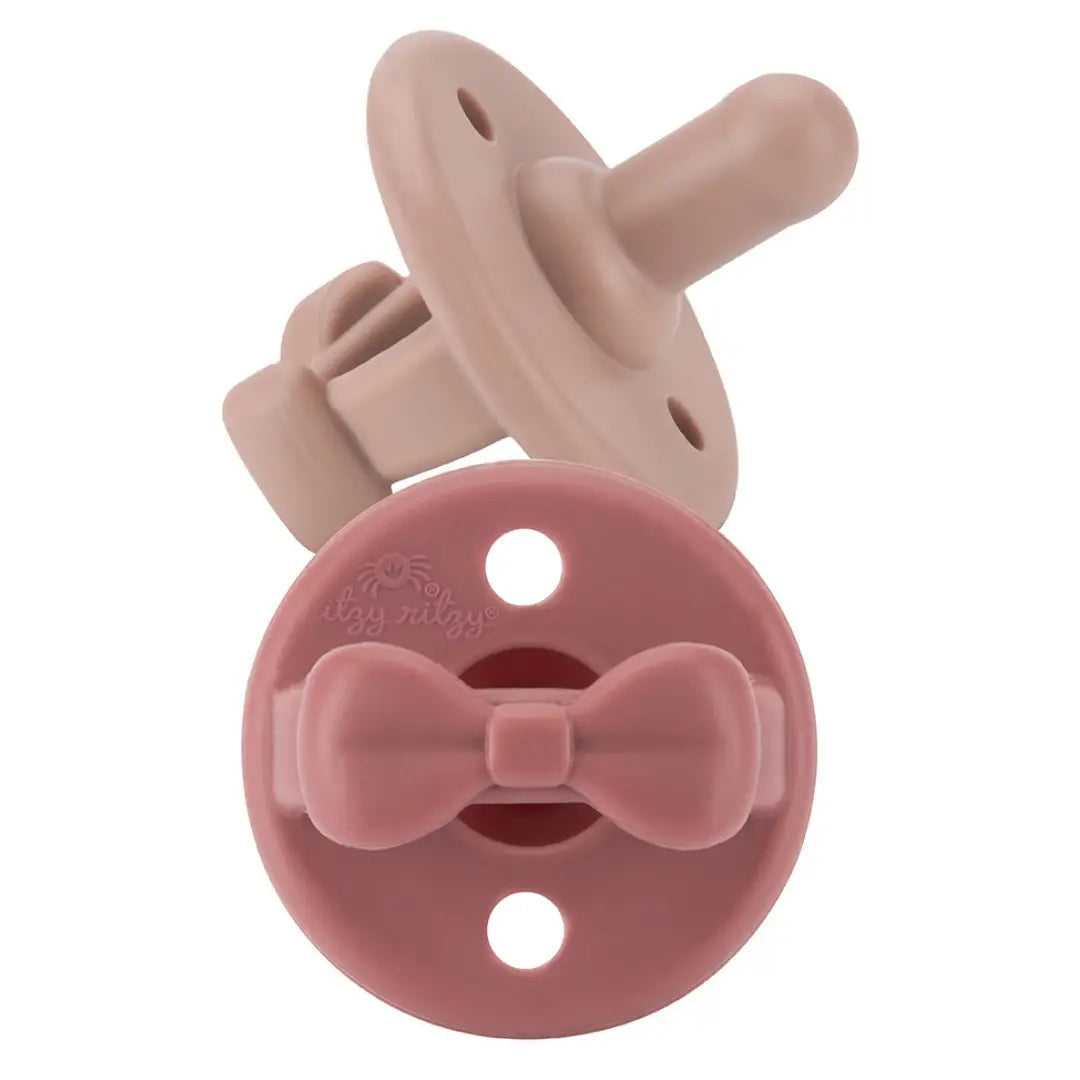 Buy clay-rosewood-bows Sweetie Soother Pacifier Sets (2-pack)