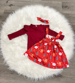 Reindeer Skirt Set