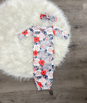 Peach Blooms Sleep Sack