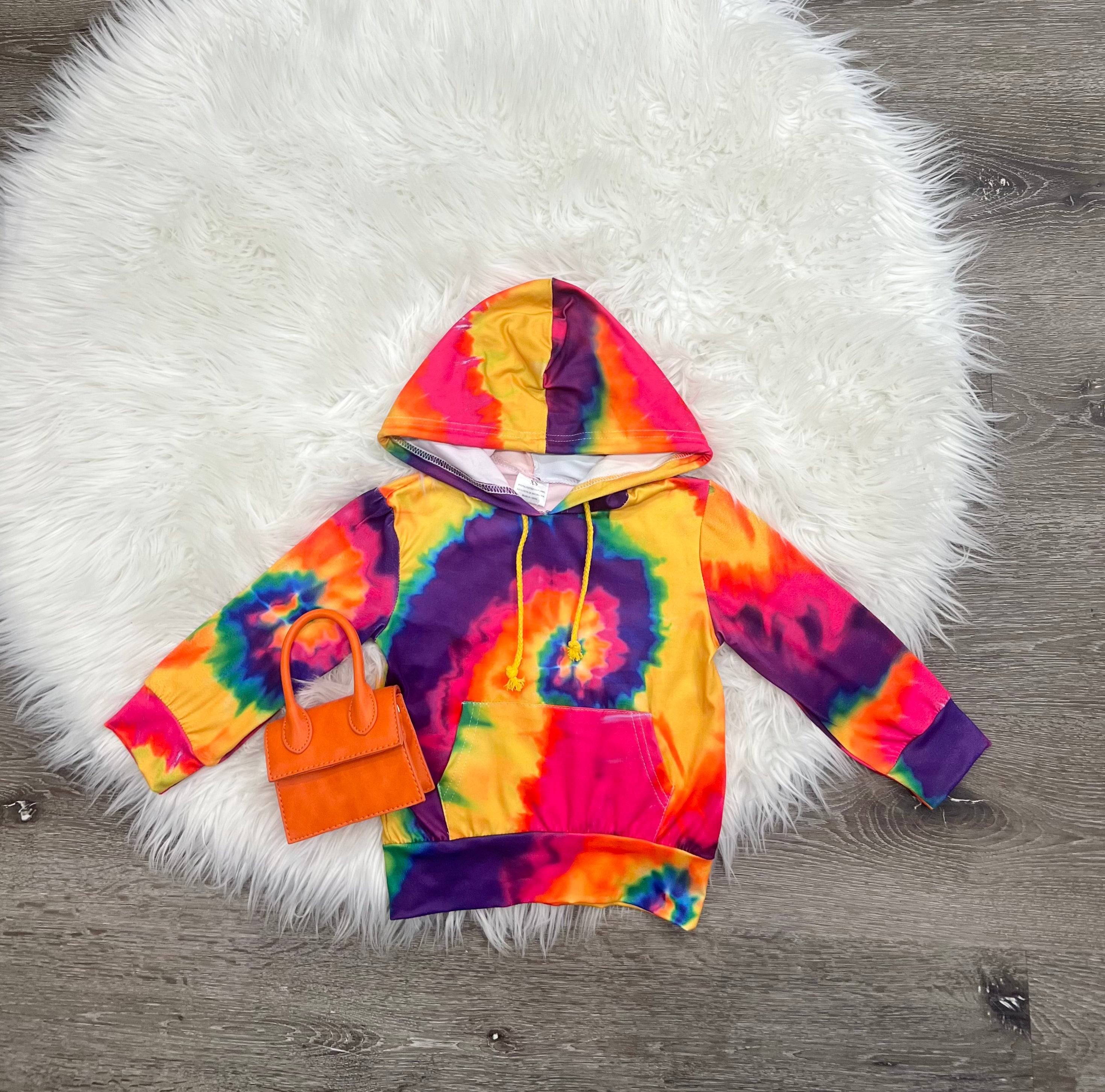 Tie Dye Love Hoodie