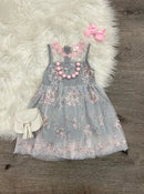 Floral & Lace Dress-1