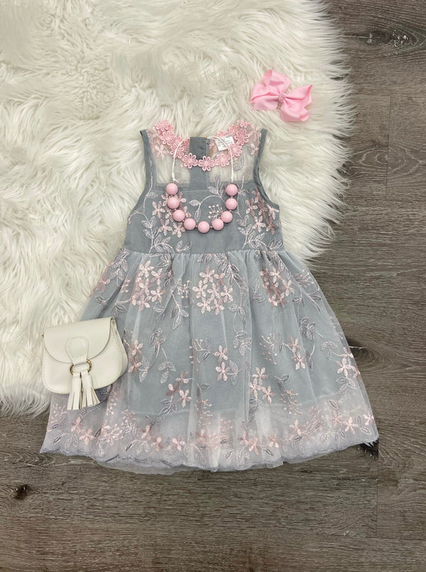 Floral & Lace Dress