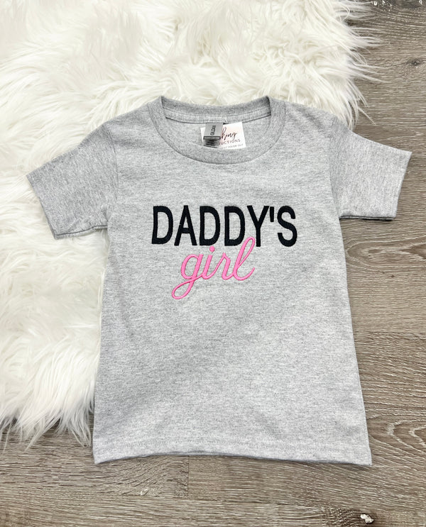 Embroidered Girl Dad Daddys Girl Dad & Me