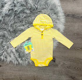 Yellow Hooded Bodysuit