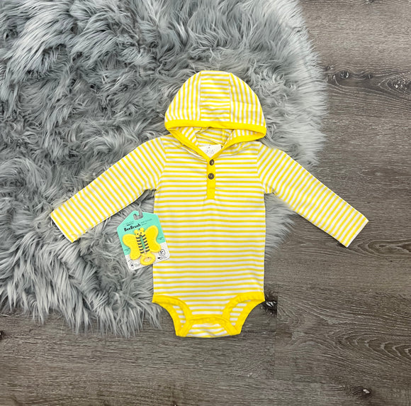 Yellow Hooded Bodysuit