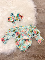 Wild Flower Off Shoulder Romper