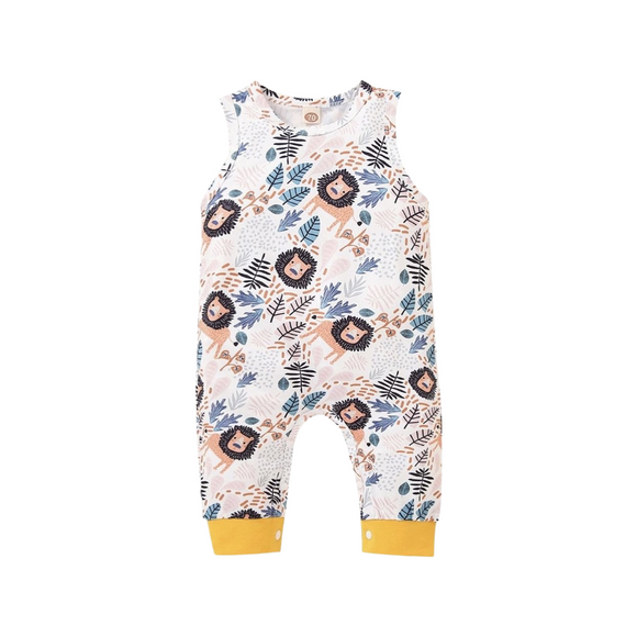 Sleeveless Lion Romper