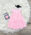Bubbly Pink Dress Onesie-1