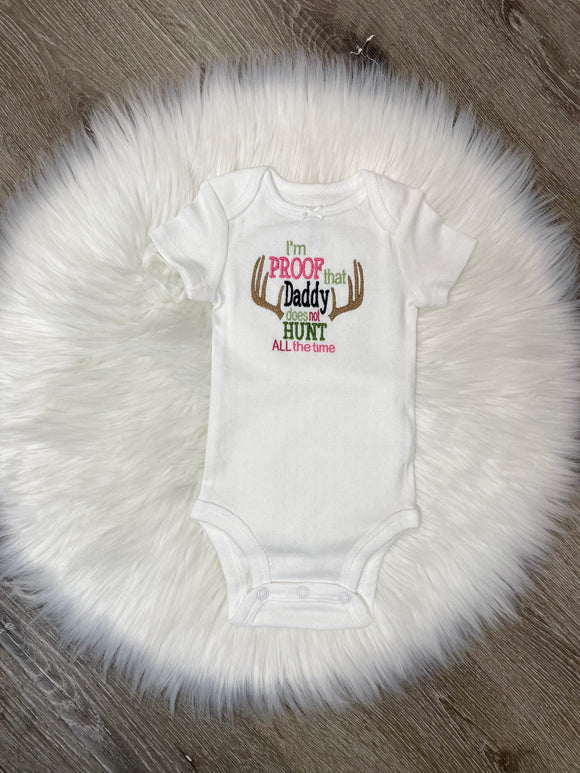 Embroidered I’m Proof Bodysuit