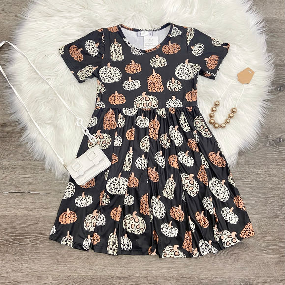 Leopard Pumpkin Dress