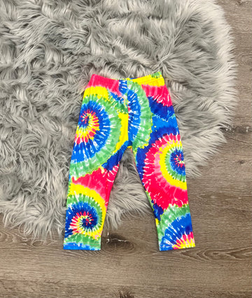 Peace Out Tie Dye Leggings