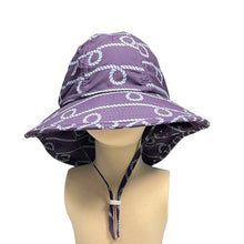 Purple Knots Hat