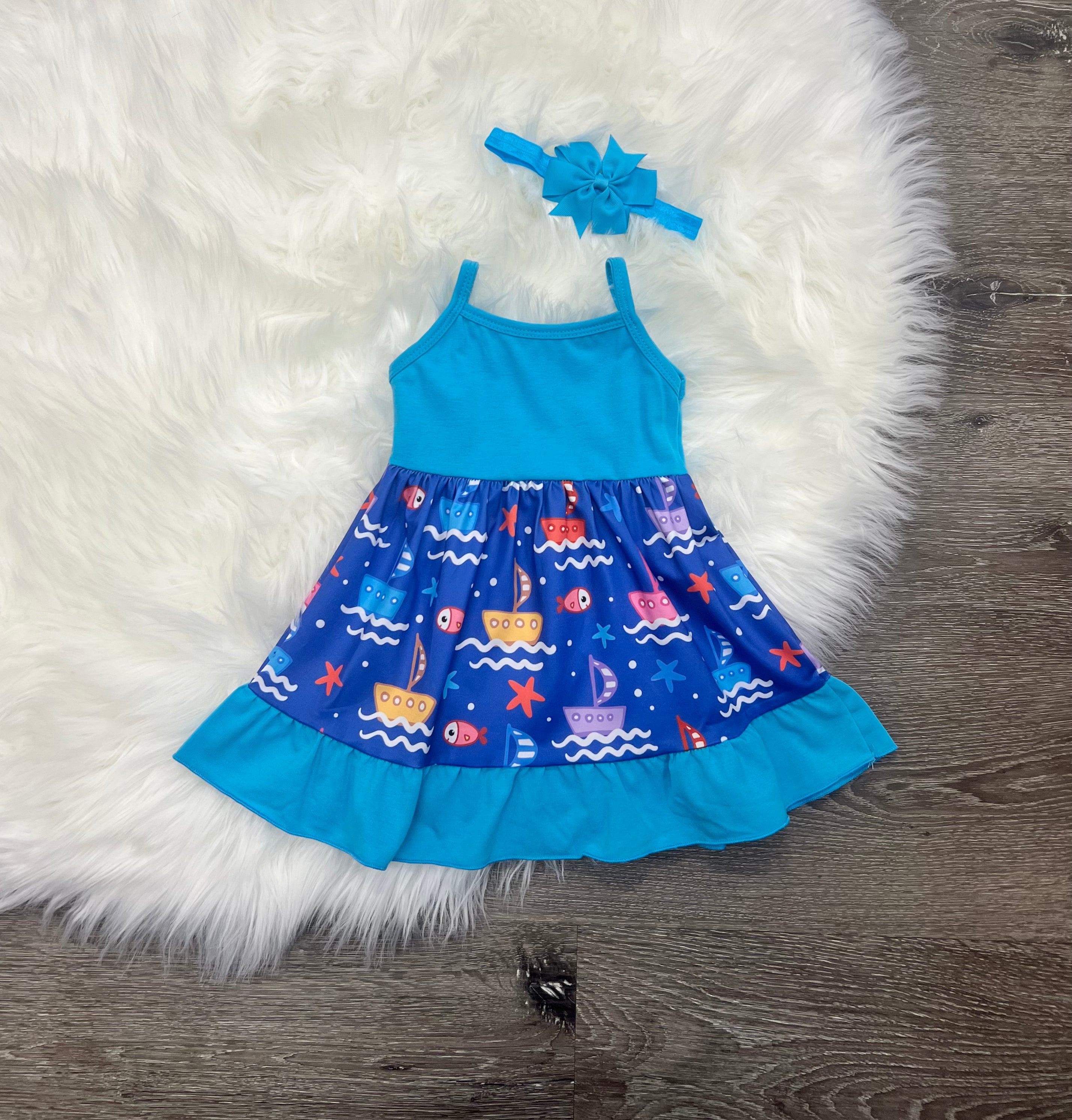 Sail Away Twirly Dress