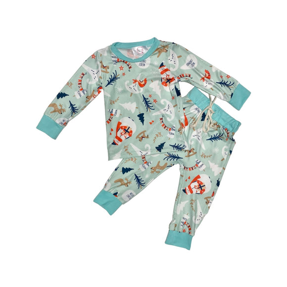 Merry Christmas Snowman Jammies