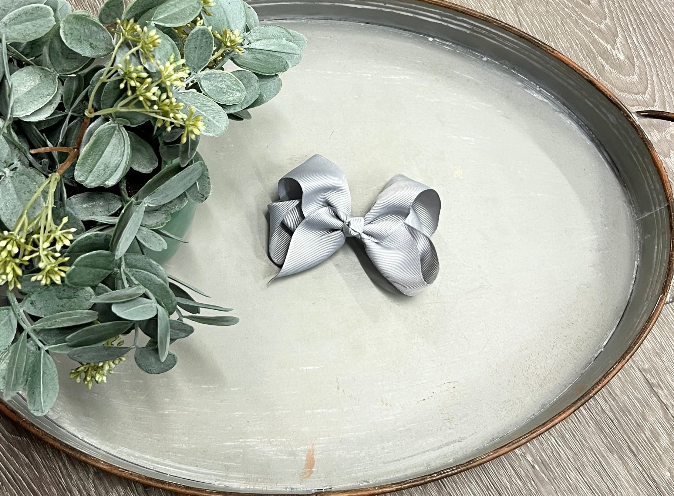 Buy light-grey 4.5” Clip Bow
