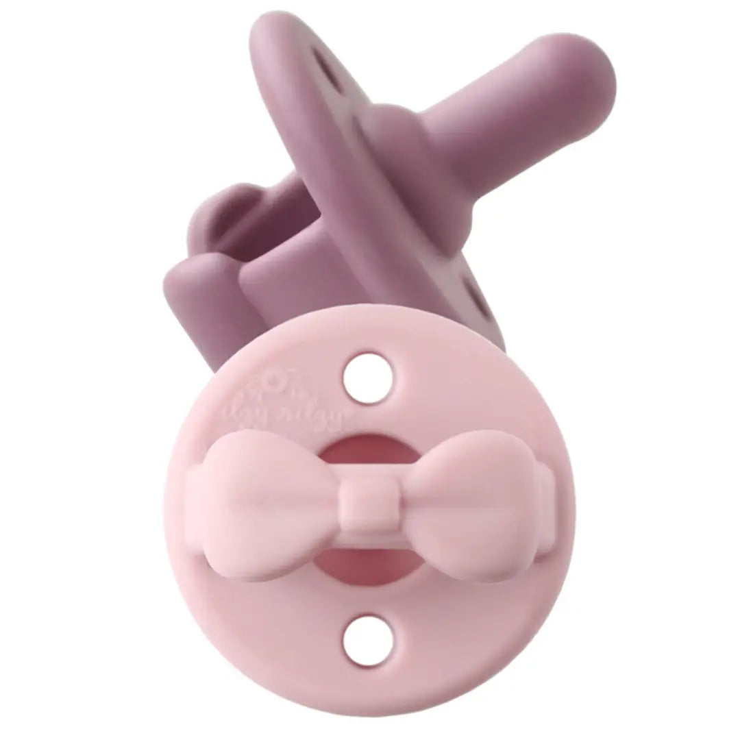 Buy lilac-orchid-bows Sweetie Soother Pacifier Sets (2-pack)