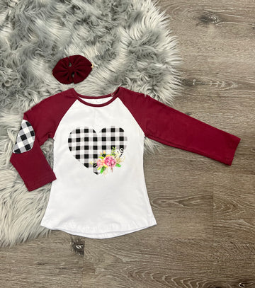 Heart of Plaid Top