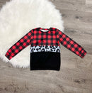 Leopard & Plaid Top-2