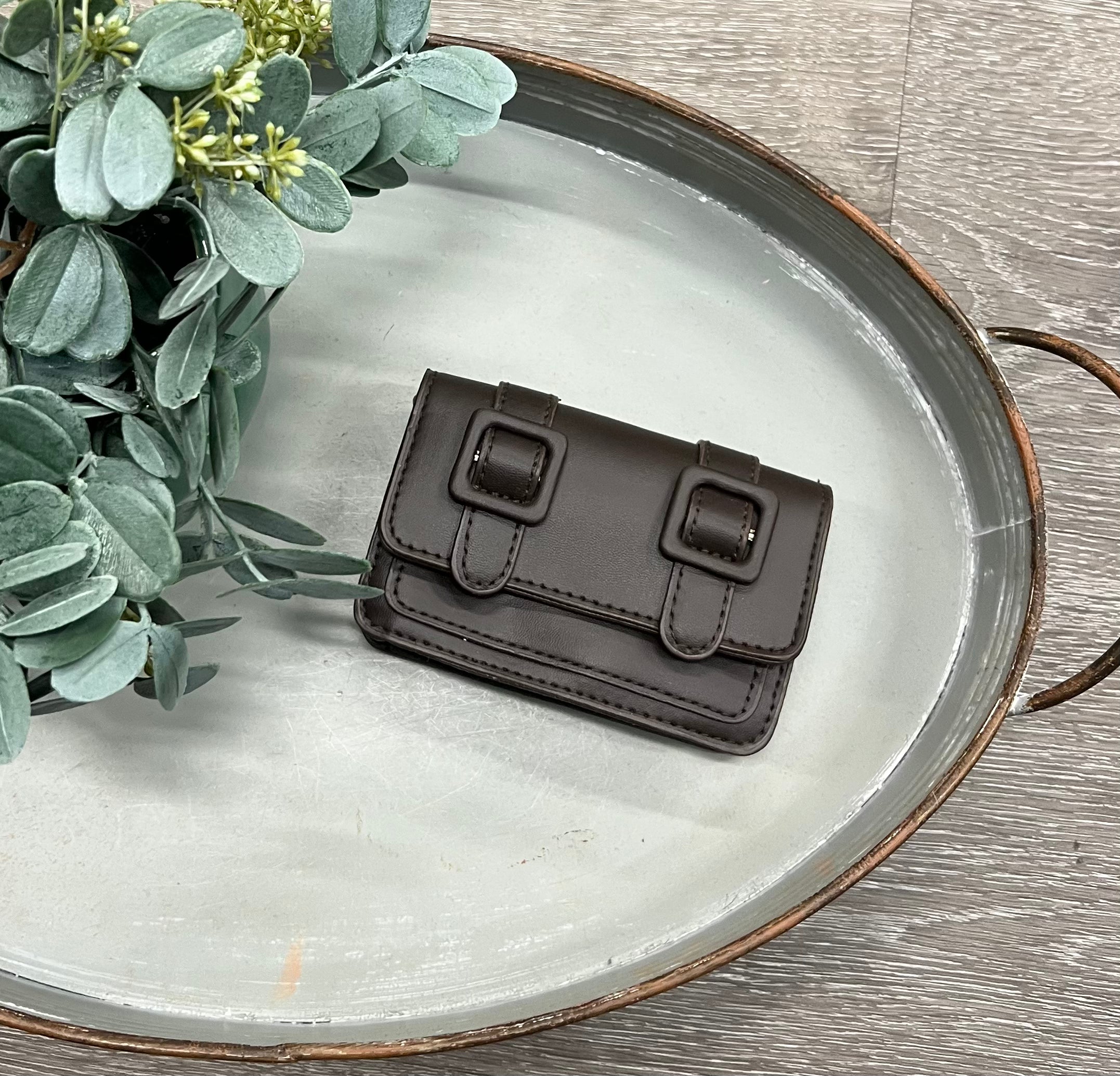Delilica Double Buckle Purse