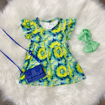 Green Blue Hue Dress